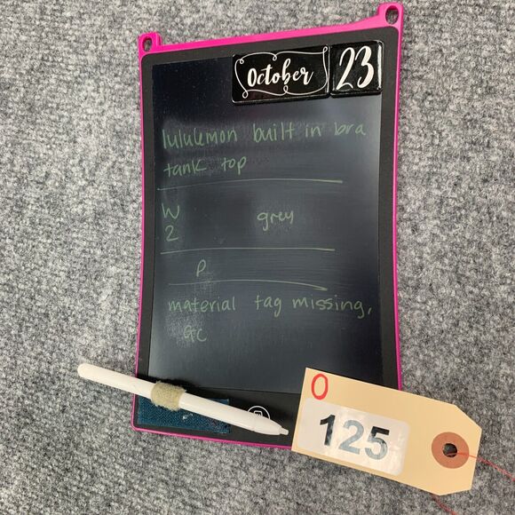 Lululemon Run For Gold Tank Top Womens 2 Heather Gray Shelf Bra Cross Back Shirt - Picture 13 of 15